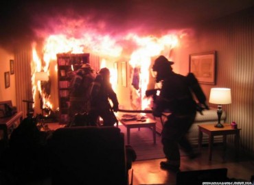 пожар в квартире - фото - 1